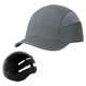 thumbnail image 1 of Gorra de béisbol resistente a impactos para hombres y mujeres, de ala larga, informal. Gris, 1 of 9