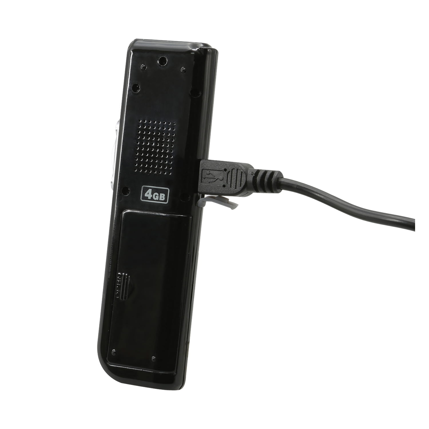 GPX 4-GB Digital Voice Recorder with Voice Activation, Black