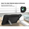 thumbnail image 2 of FIEWESEY for iPad 10th Generation 10.9 inch Tablet Case,Shoulder Strap Soft Silicone&Hard Back Shockproof Kids Friendly Case for 10.9 inch iPad 10th Generation+Screen Protector (Black/Black,2 Pcs), 2 of 6