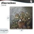 thumbnail image 4 of Stupell Industries Traditional Floral Basket Still Life Canvas Art, 17 x 17, by Lazar Studio, 4 of 8