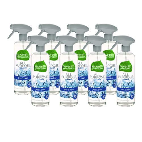 Natural All-Purpose Cleaner, Free And Clear/unscented, 23 Oz Trigger Spray Bottle, 8/carton | Bundle of 2