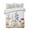 Multicolor, variant on Quilts Twin XL Size, Spring Floral Soft Comforter Bedding Set for Bed, Colorful Summer Watercolor Botanical Lightweight Quilted Bedspread with Pillow Cover(2 Pieces) for All Season, 68x98 Inch