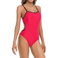 thumbnail image 4 of Women's One Piece Swimsuits Athletic Training Thin Strap Bathing Suit, 4 of 8