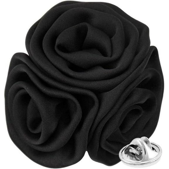 Vittorio Vico Men's Formal Trio Cluster Flower Lapel Pin