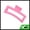 Dark Pink, variant on Unique Bargains Rectangle Frosted Hair Clips Home Decoration and Daily Styling Purple