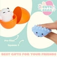 thumbnail image 5 of Joyfy 72 Packs Prefilled Easter Eggs with Mochi Toys,Mochi Squishies Stress Relief Toys Stuffed Plastic Easter Eggs for Easter Basket Kids, 5 of 7