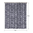 thumbnail image 5 of Blue and White Abstract Pattern Shower Curtain 72"x84" ,Bathroom Decorative Shower Curtains Set with 12 Hooks,Modern Waterproof Washable Shower Curtain, 5 of 6