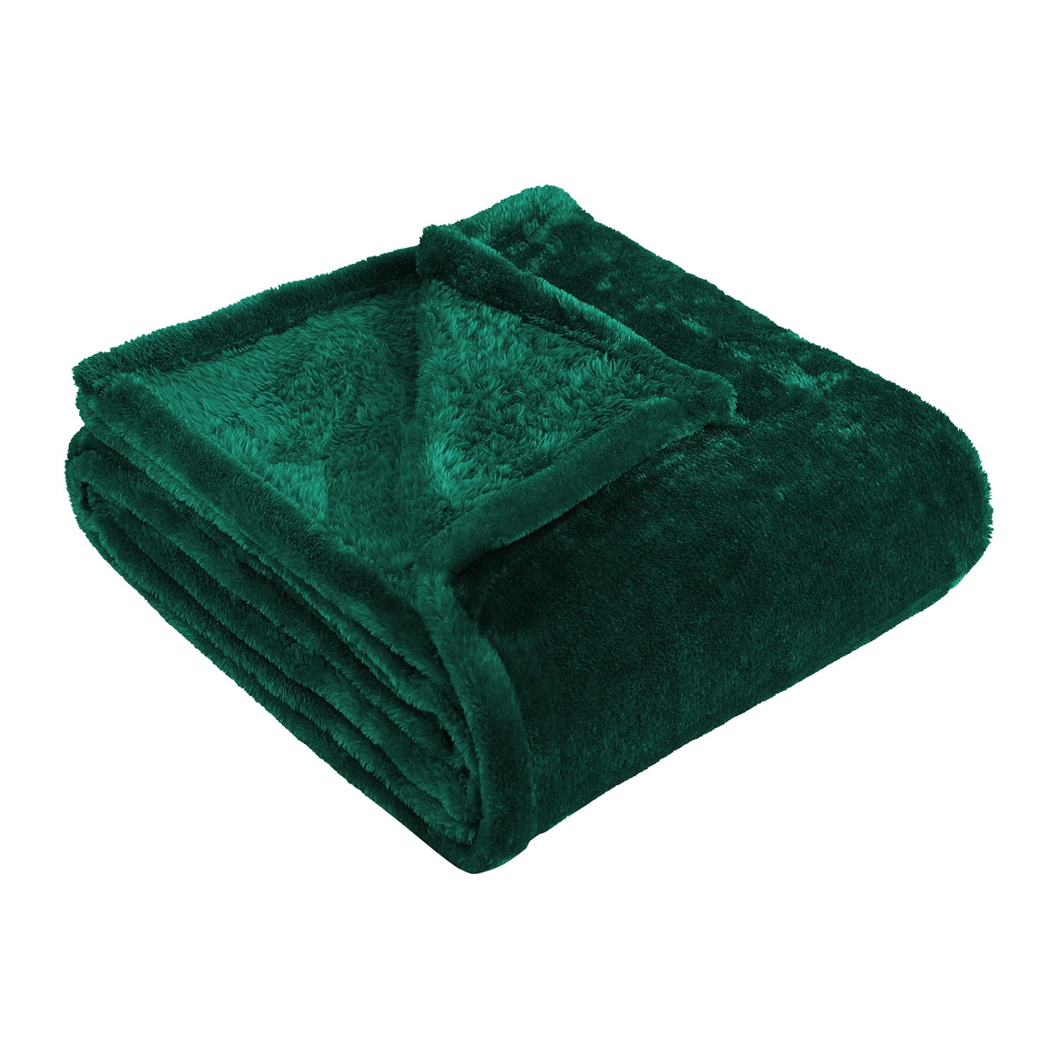 Crosby UltraSoft Velvety Sheen Fleece Throw Blankets by Blue Nile