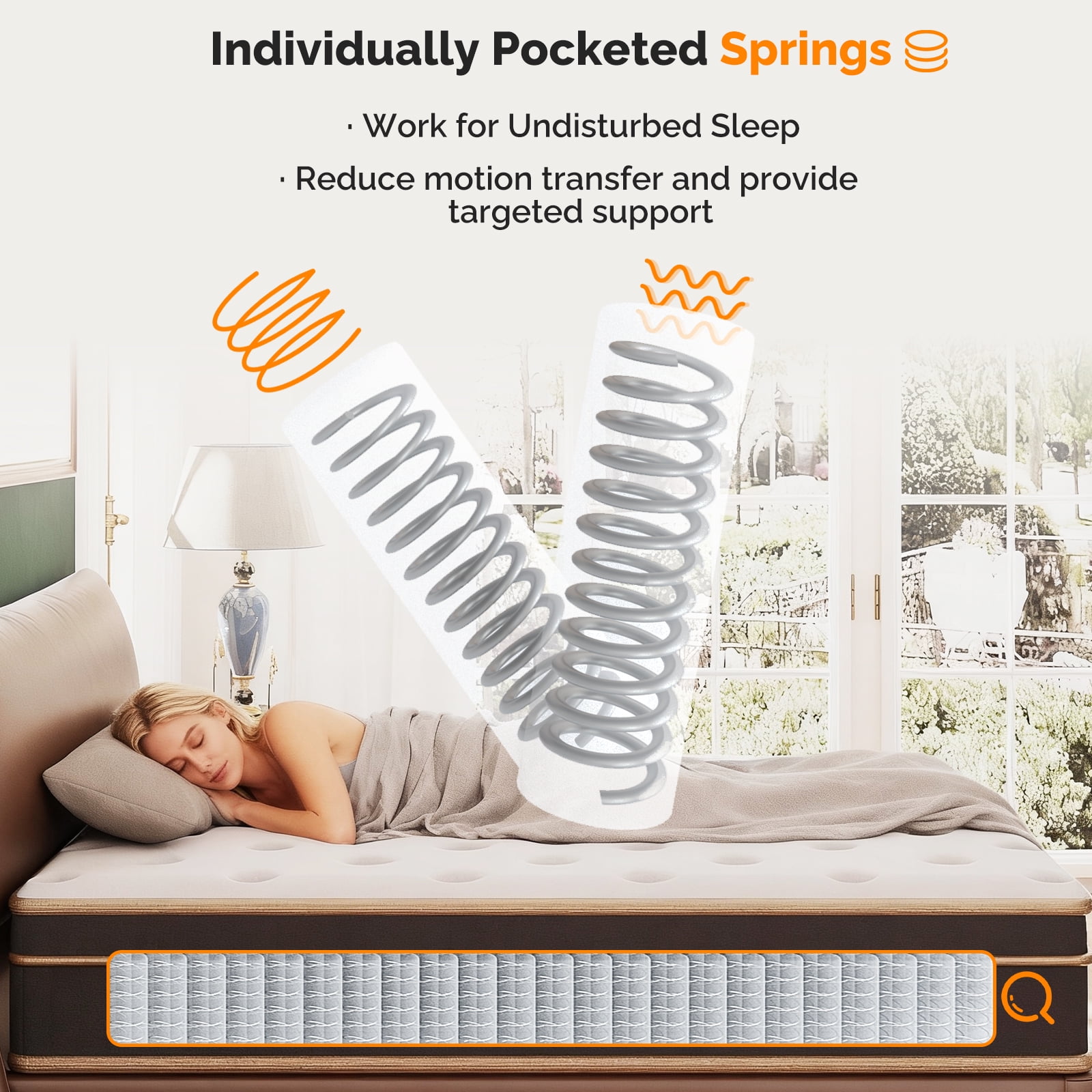 Ktaxon 10" Twin Size Mattress with Gel Memory Foam, Spring Hybrid Mattress in a Box, Adult