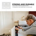 thumbnail image 2 of MasteelfCA 100 Pcs Supports d'Angle Droit Racks d'Angle Fixations en Plastique (Transparent), 2 of 7
