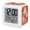 Burnt Orange, variant on Pink Starfish Digital Alarm Clock for Bedrooms, Smart LED Alarm Clock with 7 Color Changing Night Light, Coral Shell Ocean Vintage Coastal Silent Wake Up Clocks for Sleep Study Cooking 3.2"x3.2"