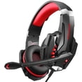 thumbnail image 1 of Auriculares para Juegos con Cable para PS5, PS4, PlayStation, Xbox, Nintendo Switch, Dispositivos Móviles y PC, Auriculares para Juegos con Micrófono con Cancelación de Ruido y Sonido Envolvente, 1 of 7