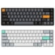 thumbnail image 2 of Teclado mecánico personalizado CNC de 67 teclas con estabilizadores atornillables PCB, estabilizador de teclas 2u chapado en oro transparente, 2 of 4