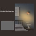 thumbnail image 4 of Wooden  Wall Lamp, Portable Bedside Night Light, Dimmable  Suction Wall Mounted Light with 3 Color Temperature Options, Quick , Suitable for Bedside,, 4 of 8