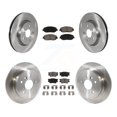 thumbnail image 1 of CMX Front Rear Disc Brake Rotors and Ceramic Pads Kit for Car Toyota Camry K8C-100731, 1 of 11