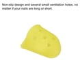 thumbnail image 4 of Protector de punta de dedo antideslizante Uxcell, paquete de 10 guardas de dedo de silicona, amarillo, 4 of 6
