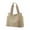 Khaki, variant on Premium Canvas Tote Bag for Travel & Work - Spacious 21.65 Inch Laptop Tote with Reinforced Handles, Lightweight Durable Carryall for Sch00l, Shopping & Everyday Use