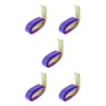 thumbnail image 1 of Transemion Anti Slip Racket Roll Tennis Handle Grip Wrap Tape Purple 110x2.5x0.2CM 5Set, 1 of 6