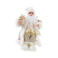 thumbnail image 4 of Muñeco de decoración navideña, linda figura de Papá Noel para mesa interior y exterior del hogar S, 4 of 9