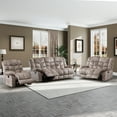 thumbnail image 4 of Bonzy Home Recliner Chairs Living Room Furniture Set Adjustable Backrest, Manual Recliner Chair, Loveseat and 3 Seat Recliner Sofa Couch Set for Living Room, 4 of 9