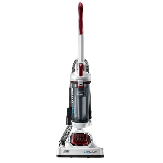 Black + Decker Bagless Air Swivel Upright Vacuum, Red, BDASL107