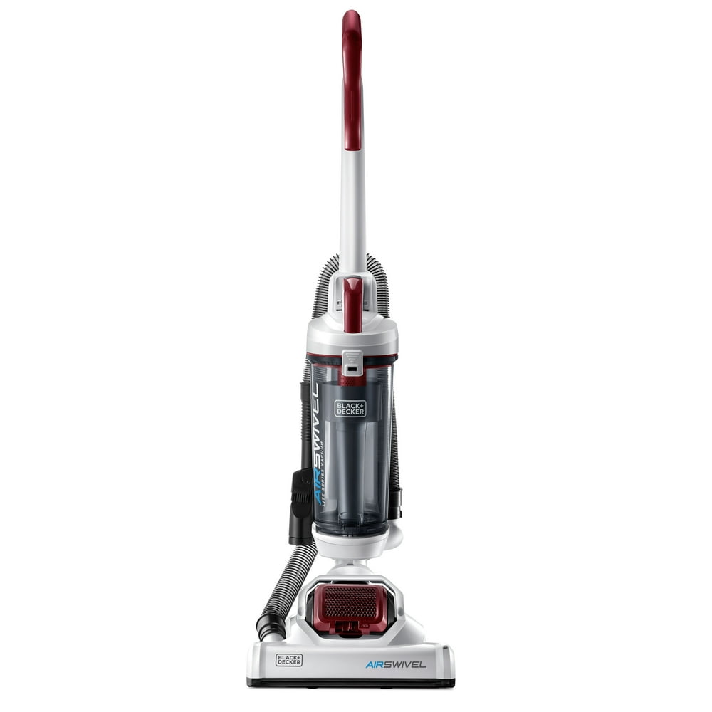 Black + Decker Bagless Air Swivel Upright Vacuum, Red, BDASL107