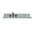 thumbnail image 2 of Bellaterra Home 430002-37L-WMR 37 in. Carrara Countertop & Single Rectangle Left Sink, White, 2 of 6