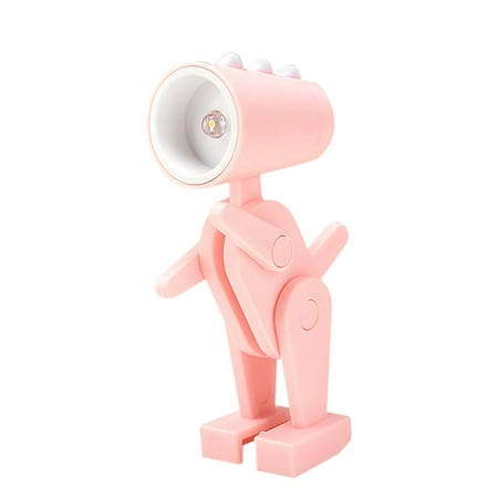

Njspdjh Led Lights For Bedroom Mini Cute Baby Cartoon Nightlight Creative Decompression Ornaments Variety Shaped Spotlight Beads Removable Battery Pink