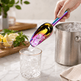 thumbnail image 4 of ABCISI Stainless Steel Ice Scoop, 9.8 Inch Rainbow Food Scoop with Thickened Mirror Finish, Multipurpose Metal Shovel for Candy, Flour, Nuts, Popcorn, Coffee Beans, Kitchen Bar Party Wedding, 4 of 7