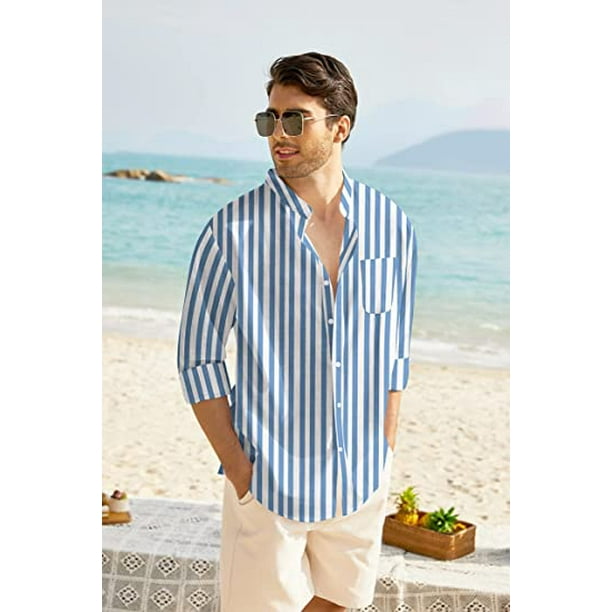 Camisa manga larga verano hombre hotsell