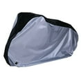 thumbnail image 1 of Housse de Vélo Imperméable Protecteur de Vélo Extérieur Intérieur avec Trou de Verrouillage (Argent), 1 of 7