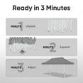 thumbnail image 3 of Quictent 10'x20' Portable Pop up Canopy Tent, Easy up Commercial Gazebo Canopies for Sun & Rain Protection(Grey, No Sidewall), 3 of 9