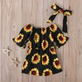 thumbnail image 7 of Futezty Girls Summer Outfits, 4th of July Baby Girl Outfits Toddler Girls Princess Dresses Sleeveless Button Tops Sundress Tutu Skirts Outfit, 7 of 7
