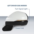 thumbnail image 4 of PIT66 Power Heated Mirror w/Turn Signal Left Driver Side Fit for Honda CRV 2023-2024 Power Folding 76258-3B4-H11 76208-3B4-H11 White, 4 of 10