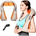 thumbnail image 1 of Masajeador de Espalda Cuello y Hombros Bluelander con Rotación 3D Naranja Moderno, 1 of 6