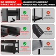 thumbnail image 5 of Book Shelf, 5 Tier Metal Wide Bookshelves, 78" H, Heavy Duty Bookcase, Adjustable Bookshelf, Tall Book Shelf for Living Room & Offices and Library (78" H*47" W*18" D), 5 of 7