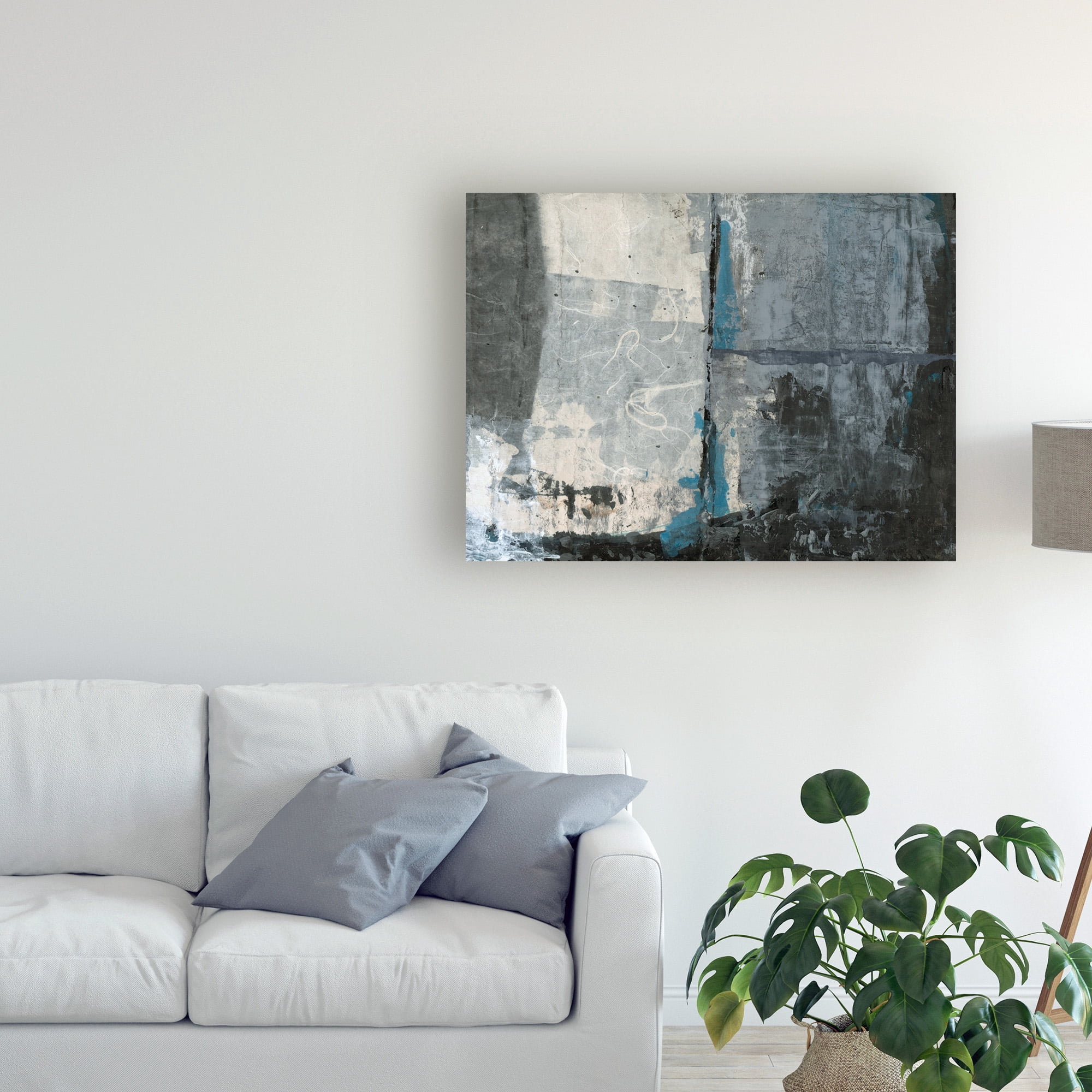 Trademark Fine Art 'Shades of Grey II' Canvas Art by Elena Ray