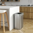 thumbnail image 3 of iTouchless 16 Gallon Commercial Grade Stainless Steel Dual-Deodorizer Open Top Rectangular Trash Can, 3 of 7