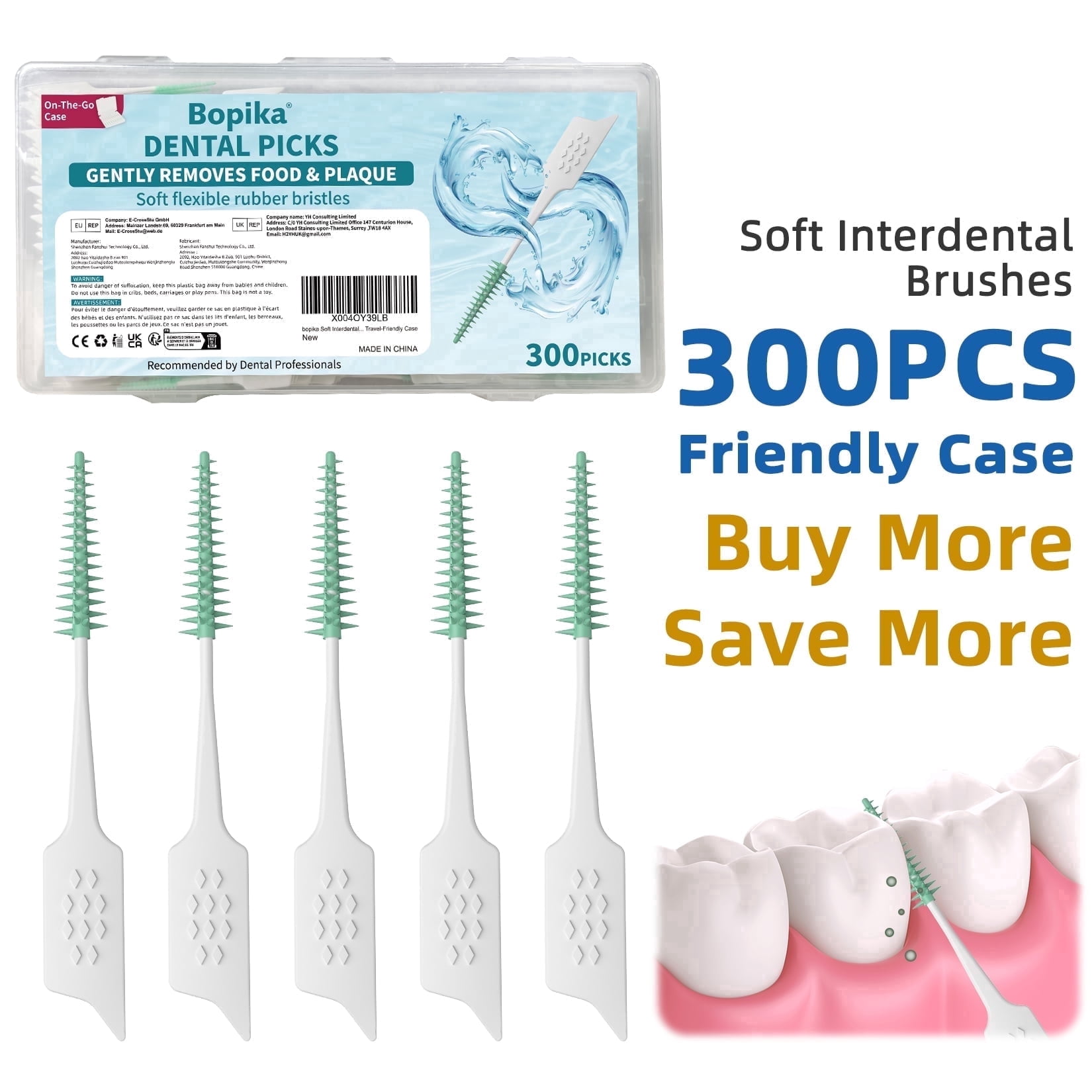 Gum 642 Snap-ons Sulcabrush (6 Pack) - Walmart.com