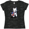 thumbnail image 3 of Inktastic Us Flag Westie Women's T-Shirt, 3 of 5