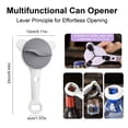 thumbnail image 3 of Grey Adjustable Jar Opener, 2026 New Jar Opener, Lid Remover for Seniors & Arthritis Sufferers, Fits Kitchen Jars, Bottles & Cans, 1Pcs, 9X5In, 3 of 7