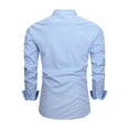 thumbnail image 3 of NAFUU Mens Dress Shirts Casual Men's Slim Fit Work Shirts Checkered Print Daily Wear Comfort Classic Button Down Shirt Party Tops Commuting Shirt Top, 3 of 3