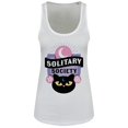 thumbnail image 1 of Grindstore - Camiseta Sin Mangas Solitary Society para Mujer (Blanco), 1 of 2