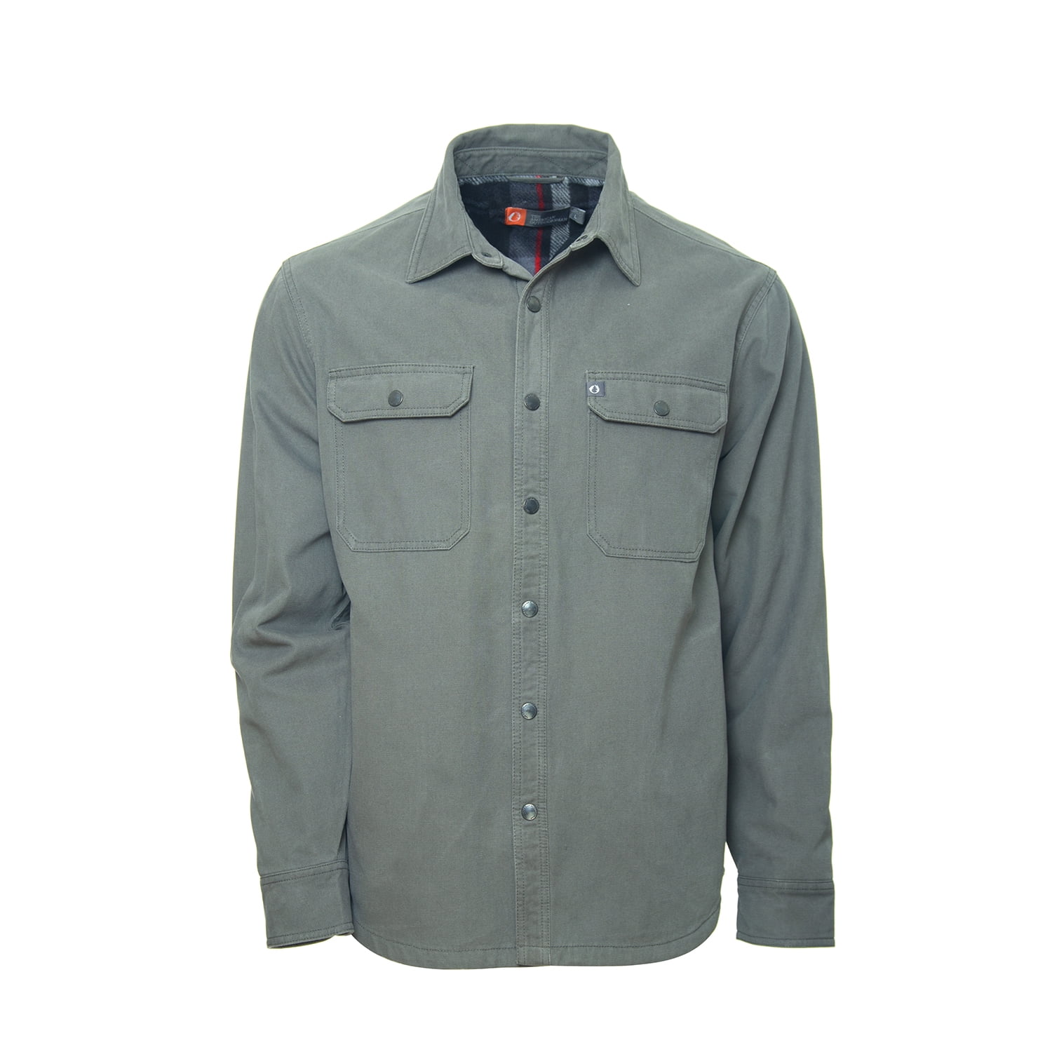 Washed Canvas Shirt Jackets (XXL 