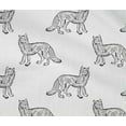 thumbnail image 4 of oneOone Cotton Flex Fabric Fox Block Print Fabric By The Yard 40 Inch Wide, 4 of 4
