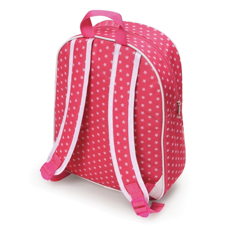 Badger Basket Doll Travel Backpack, Pink Star photo 4