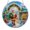 Style 1, variant on Christmas Puzzle Suncatcher,Winter Window Hanging Decor,Colorful Holiday Scene Decoration for Window Mantel Entryway and Home,Seasonal Accent for Christmas Parties Celebrations and Gift Giving