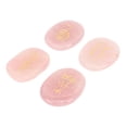 thumbnail image 3 of 4Pcs Reiki Rune Stones Set For Healing Balancing Meditation, Oval Shape Portable Stone Jewelry Crafts Hobbies Rune Stones, 3 of 8