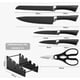 thumbnail image 2 of Juego Xtellar de cuchillos de cocina profesionales 6 piezas Color Negro, 2 of 2
