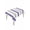 Purple, variant on Beige Grey Striped Suqare Tablecloth - 60 x 60 Inch, Minimalist Farmhouse Stripe Waterproof & StainResistant Tablecloth, Washable Oil-proof Table Cover for Dining/Party/Wedding/Camping/Buffet